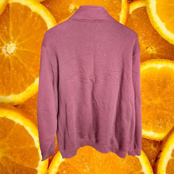 Sport-Tek Men's Maroon Bucks Quarter-Zip Pullover High Neck Sweatshirt Size L - Picture 3 of 8